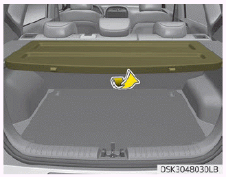 Kia Soul. Cargo area cover