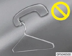 Kia Soul. Clothes hanger