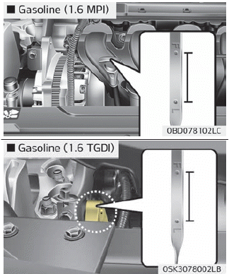 Kia Soul. Engine oil (Gasoline)