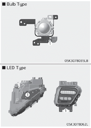 Kia Soul. Front fog lamp aiming