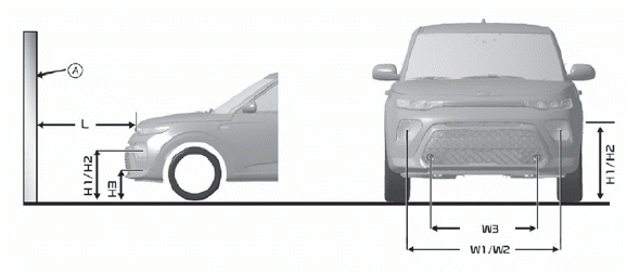 Kia Soul. Front fog lamp aiming