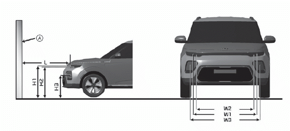 Kia Soul. Front fog lamp aiming