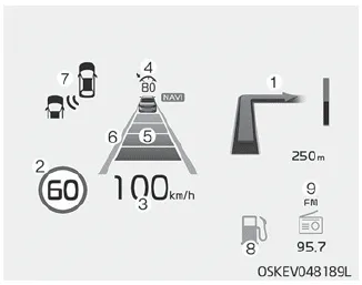 Kia Soul. Head Up Display Information & Setting