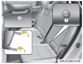 Kia Soul. ISOFIX anchorage and top-tether anchorage for children