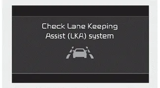 Kia Soul. LKA system malfunction
