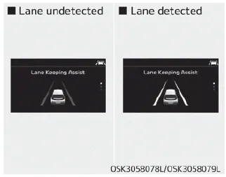 Kia Soul. LKA system operation