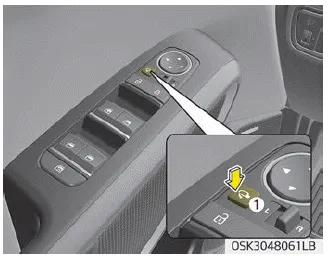 Kia Soul. Folding the outside rearview mirror