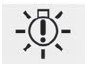 Kia Soul. Overspeed warning light, LED headlamp warning light