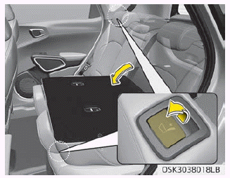 Kia Soul. Rear seat adjustment