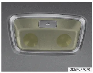 Kia Soul. Room lamp (LED type) bulb replacement