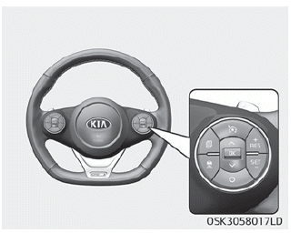 Kia Soul. Smart Cruise Control switch