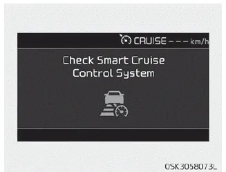Kia Soul. Smart Cruise Control system malfunction message