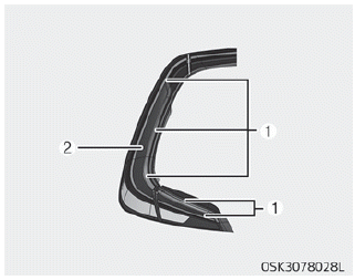 Kia Soul. Stop and tail lamp (LED type) bulb replacement (Rear combination lamp Type B)