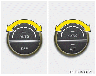 Kia Soul. Temperature control