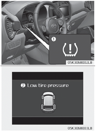 Kia Soul. Tire pressure monitoring system (TPMS)