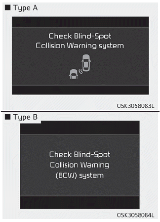 Kia Soul. Warning message and system control