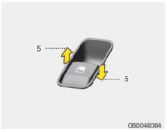 Kia Soul. Window opening and closing